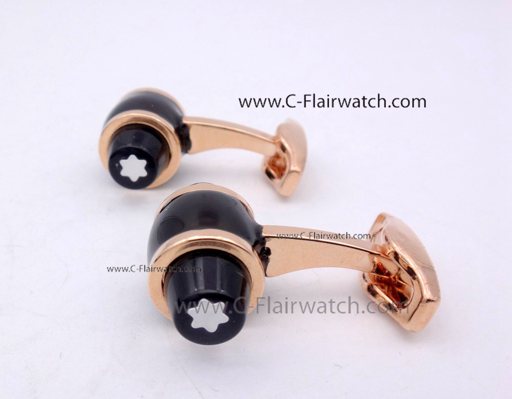 High Quality Montblanc Urban Walker Cufflinks Rose Gold
